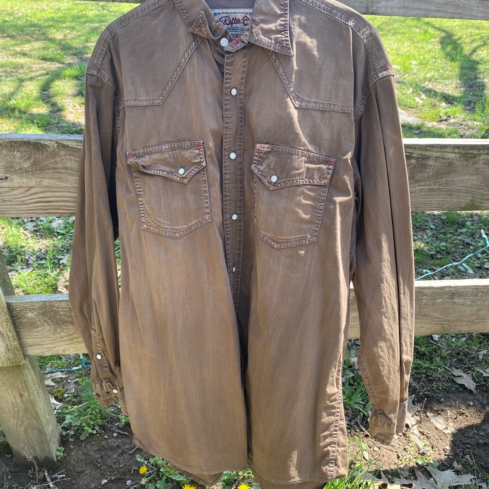 Rafter C Pearl Snap Large